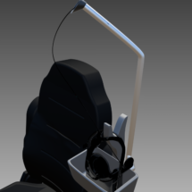 Cable management all wires are hidden. Proprietary design on headset cabeling so as to reduce slag and auto reel cable management so as not to have excess wiring smooth cable management